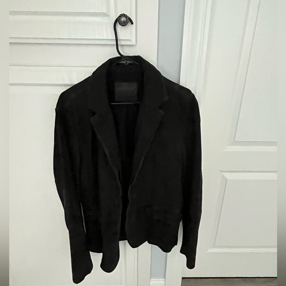 All saints leather jacket